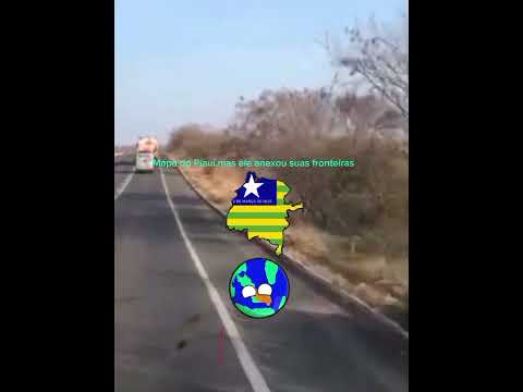 Mapa do Piauí,mas ele anexou suas fronteiras#coutry#@Marte_Mapping#memes#marte