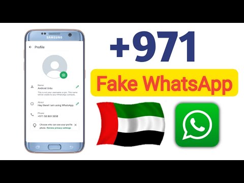 Create +971 United Arab Emirates Fake WhatsApp | UAE Fake WhatsApp Number | Create Dubai WhatsApp