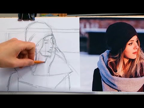 Aanknopingspunten zoeken. Tekenles voor beginners deel 03