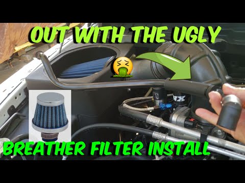 RAM 5.7 HEMI BREATHER TUBE DELETE AND FILTER INSTALL!!