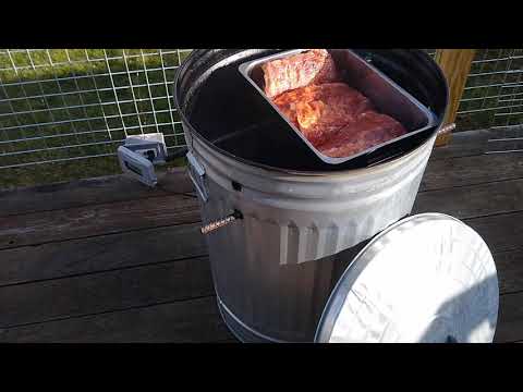 Trashcan smoker electric upgrade!?