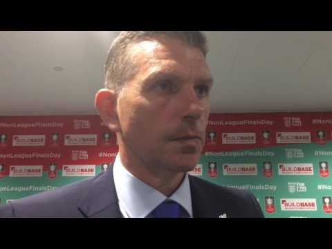 John Askey proud but disappointed after Macclesfield lose FA Trophy final