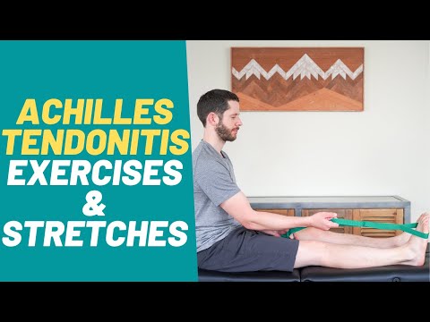 The 5 BEST Achilles Tendonitis Pain Relief Exercises and Stretches! | PT Time with Tim