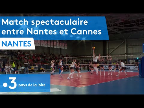 Le Volley-Ball Nantes s'impose 3-2 face à Cannes
