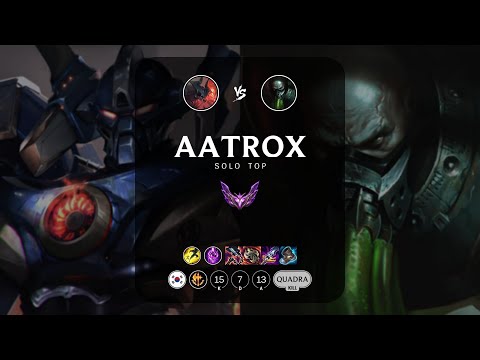 Aatrox Top vs Urgot - KR Master Patch 12.22