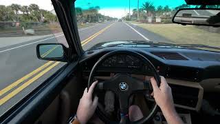 1988 BMW M5 Start and Drive