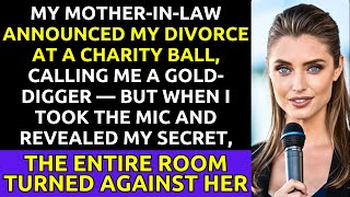 My Mother-in-Law Called Me a Gold-Digger at a Charity Ball—Until I Revealed Her Secret