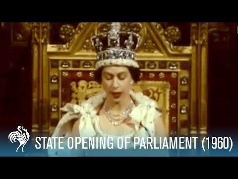 Queen Elizabeth II Speech: State Opening Of Parliament (1960) | British Pathé