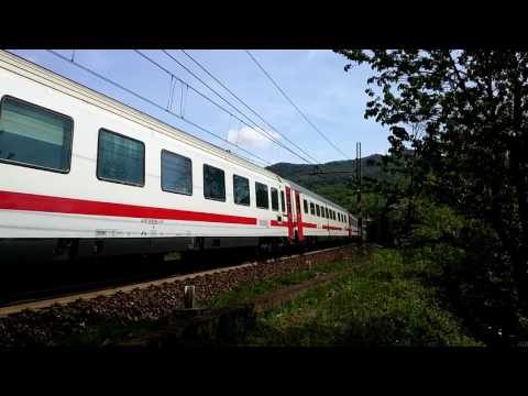 E.444-033 CON CARROZZE INTERCITY IN NUOVA LIVREA SOLE IN TRANSITO A RIGOROSO.(AL) 15 - 4 - 2017