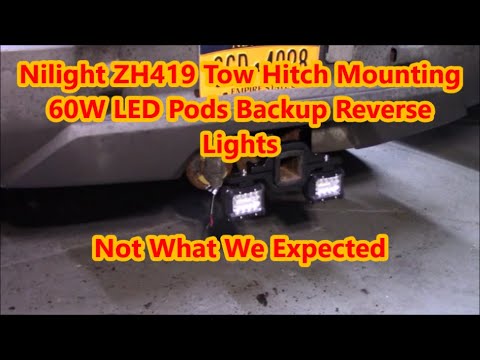 2005 Avalanche: Episode 5 - Nilight - ZH419 Tow-Hitch Mount 60W LED Pods - Chevy GMT-800