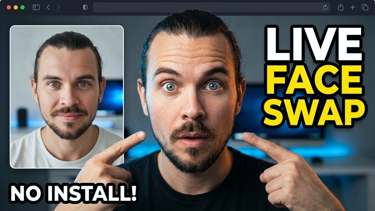 Browser Face Swap — Deepfake Video Cam in Chrome