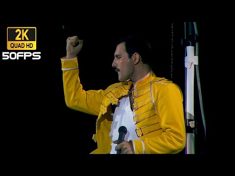 Queen - Under Pressure (Live at Wembley Stadium 1986) Freddie Cam + Real audio! HD 50fps