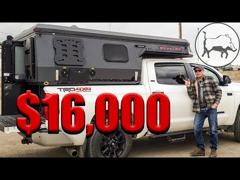 An Affordable Overlanding Rig - Niji Slide-In Popup Aluminum Truck Camper & Its Features $16,000