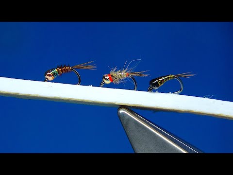 Tying 3 Deadly Nymph Patterns on a size 24 Jig Force Hook with Davie McPhail