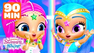 Shimmer &amp; Shine Go CAMPING &amp; More Outdoor Adventures! ✨ | 90 Minutes | Shimmer and Shine