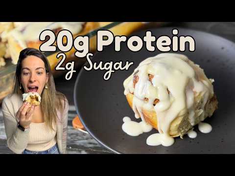 I Turned 72g Sugar Cinnamon Rolls Into High-Protein, Lower Calorie Ones