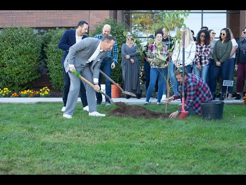 Phillip Jeffries Tree Planting Ceremony!