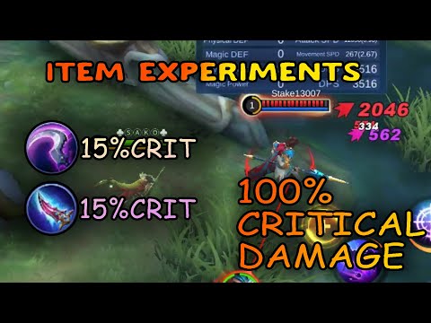 Balance Useful Items For Lesley movement speed, atack speed, one shot damage and 100% crit Mlbb