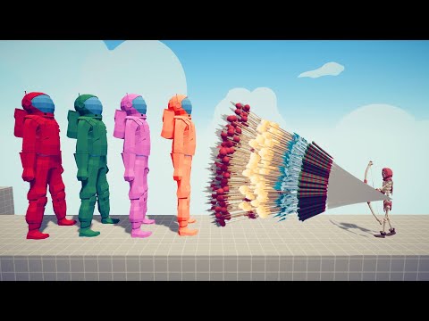 AMONG US COLOR PACK vs EVERY GOD | Totally Accurate Battle Simulator TABS