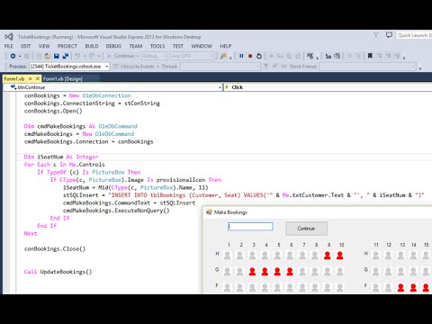 1 VB NET Booking System Introduction