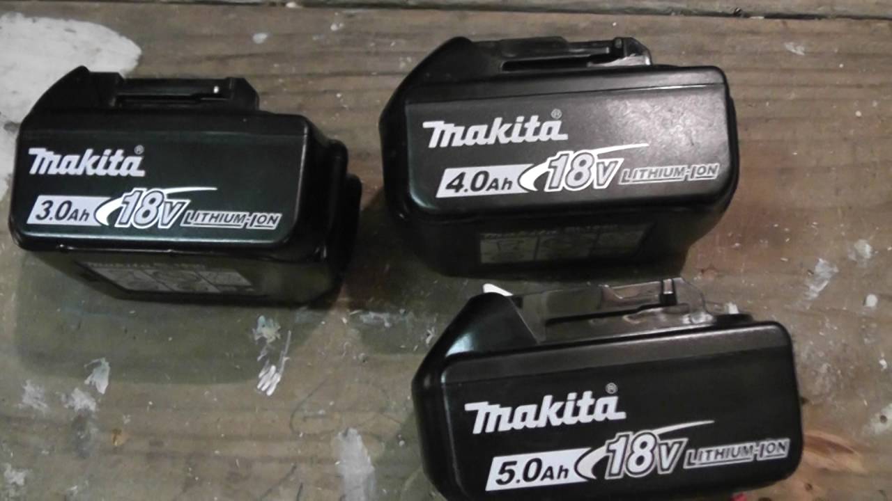 Video: Makita Akkus auf der Waage - Der Beweis