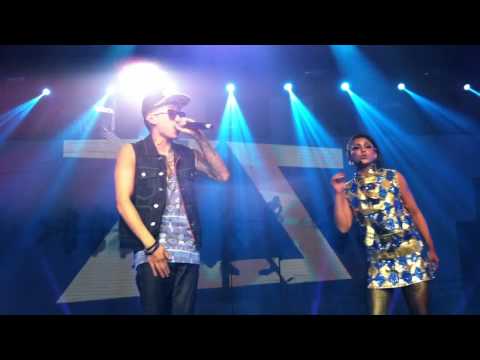 [HD FanCam] 18/5/2013 Jay Park & Mizz Nina at Around The World Concert 2013 - Around The World