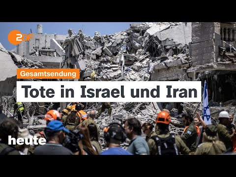 heute 19:00 Uhr vom 14.06.2025 Eskalation zwischen Israel und Iran, Militärparade in den USA