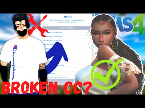 How To Find BROKEN/UNWANTED Custom Content in the SIMS 4 (Sims 4 mods)