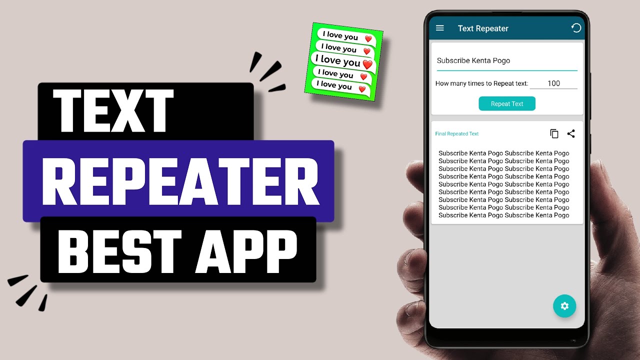 Best Text Repeater App for Android