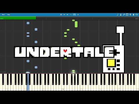 The Wrong Number Song - Undertale (Piano sheet music/MIDI) (Synthesia)