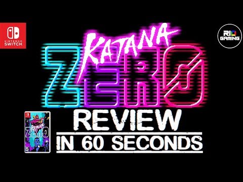 Katana ZERO Nintendo Switch REVIEW in 60 Seconds - STEAM PC Impressions