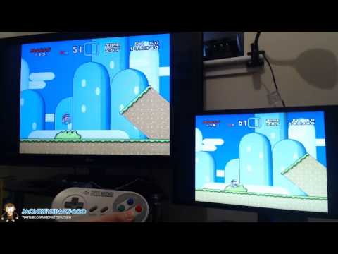 Retron 5 has no lag, modern TV's do!