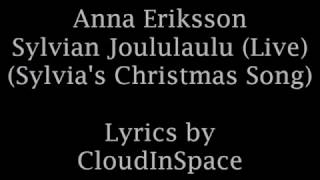 Anna Eriksson - Sylvian Joululaulu (Live) with lyrics and English translation