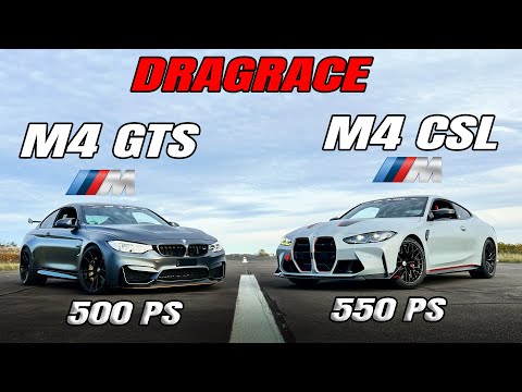 BMW M4 CSL vs BMW M4 GTS | Porsche 991 GT3 RS | BMW M240i xDrive 480 PS | DragRace