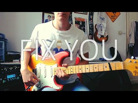 FIX YOU - Coldplay (instrumental electric guitar cover version)| Daniele Belli