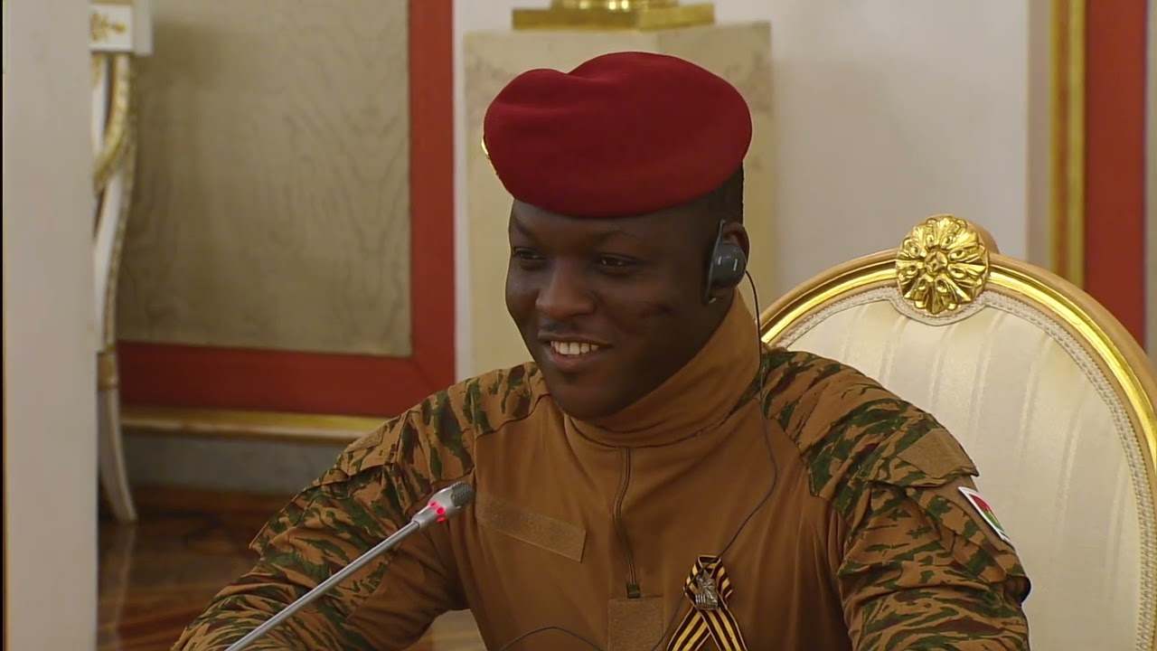 Meeting  President of Burkina Faso Ibrahim Traore