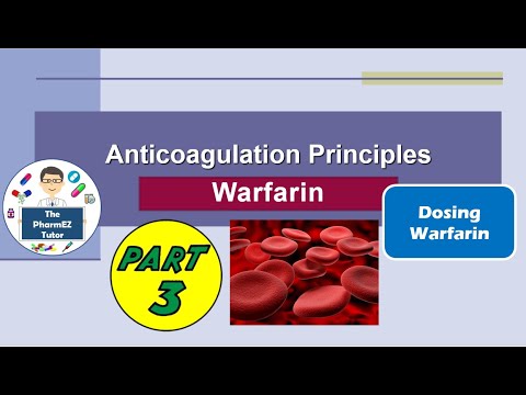 Anticoagulation Principles: Warfarin - Part 3: Dosing warfarin. For Pharmacists and students.