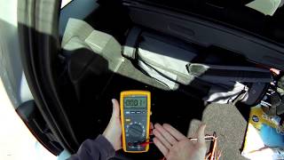 How to Test a Rear Window Defroster Grid With The Fluke 233