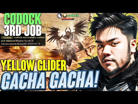 SELAMAT ABANG GW Codock First 3RD JOB! + Legendary Glider! | Level 54 GACHA - Night Crows