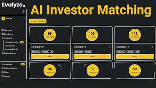 🎯 How to Find the Right Investors for Your Startup with Evalyze.ai | Step-by-Step Tutorial