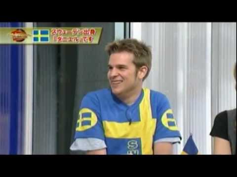 Pratar om svensk (mat)kultur live på japansk tv, 2009