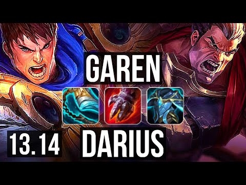 GAREN vs DARIUS (TOP) | 9/1/8, 600+ games, Dominating | EUW Diamond | 13.14