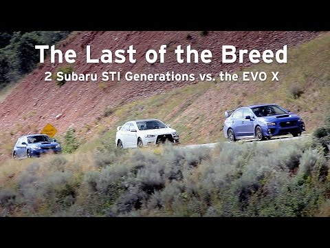 New STI vs EVO X vs Old STI, The Last of the Breed - Everyday Driver