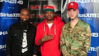 Tech N9ne, Stevie Stone & Darrein Safron Freestyle on Sway in the Morning