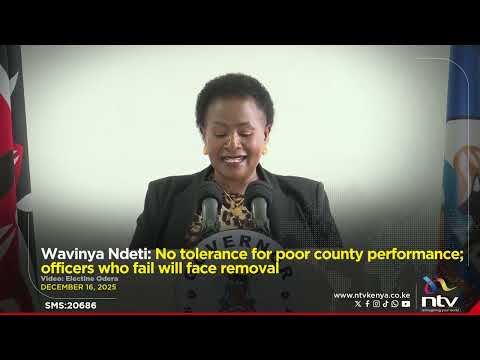 Wavinya Ndeti: No tolerance for poor county performance; officers who fail will face removal