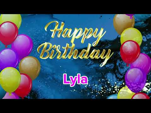 The most attractive girl names, wish birthday LYLA