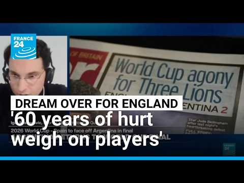 '60 years of hurt are a big weight on English players' shoulders'