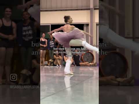Black Swan Fouettés with slow tempo (Text on Screen) - Isabella Boylston