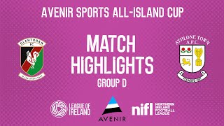 Avenir Sports All-Island Cup Highlights | Glentoran Women 2-5 Athlone Town | Group D