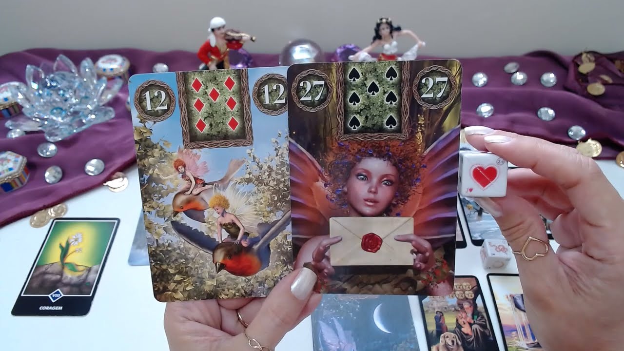 🤔💖ELE (A) PENSA EM MIM DE QUE FORMA✨VAI TOMAR ATITUDES🔮Baralho Cigano Responde/ Tarot do Amor